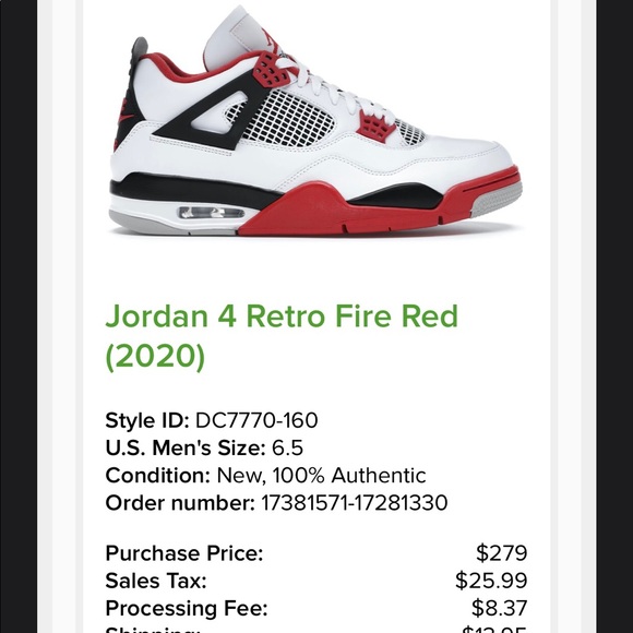 Air Jordan (2020) retro Fire red